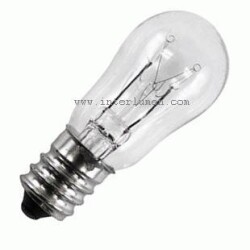 E12 120V 6W klar 19x48 gruszka 10S6