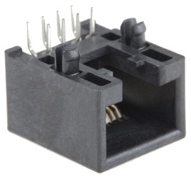 Złącze RJ45 Żeński Złącze RJ45 Przewlekany Cat3 Molex, 90°, 8P8C-żyłowe