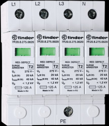 7P.25.8.275.1020 SPD type 2, for 3-phase TN-S grids