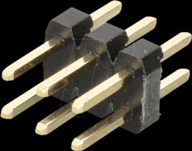 10120739 Pin header 2,00mm 2x3 straight