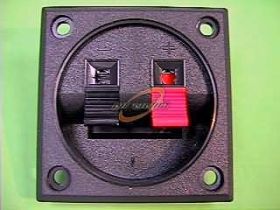 TERMINAL 2 PIN KWADRATOWY 56x56 PRZYKRECANY