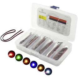 Quadrios 1801O009 LED set Wired Red Green Yellow Blue White Amber 20mA 3V