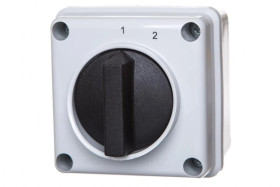 Łącznik krzywkowy 1-2 3P 12A IP65 w obudowie Łuk E12-11-3 921290