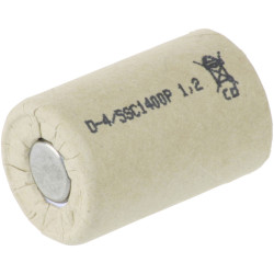 Mexcel 113375 Rechargeable Battery NiCd 4/5 Sub C 1.2V 1400mAh