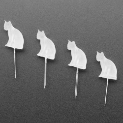dLUX-dLITE Cool White Kitty Shape LEDs (5 Pack) [discontinued]