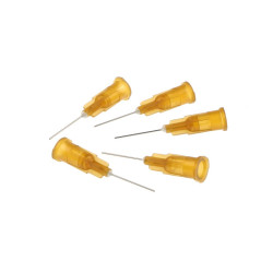 Igła dozownicza prosta 0,24mm do fluxu, kleju, topnika 26G - 5 szt.