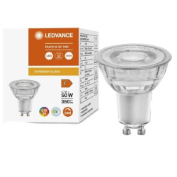 Żarówka LED GU10 4,7W = 50W 350 lm 4000K Neutralna 36 CRI90 Ściemnialna Szklana LEDVANCE Superior