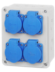 Rozdzielnia budowlana 4x230 4x2p+z