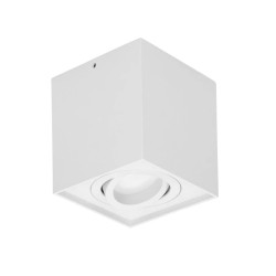 CAROLIN DLS GU10 downlight max 35W, IP20, kwadrat, biały,AD-OD-6145WGU10