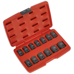 Sealey AK5613TD Impact Socket Set 13pc 1/2&quot;Sq Drive Total Drive&#xAE;