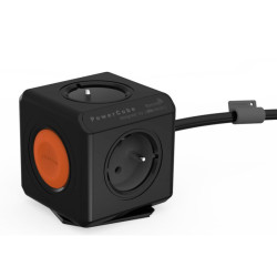 Rozgałęźnik elektr. 1523BK z wył PowerCube Extended Remote czarny z kable