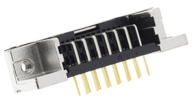 Złącze D-Sub 26-pinowe Żeński Kąt Proste Przewlekany raster 2.54mm Złoto na niklu