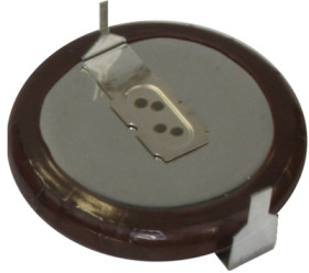 Button cell battery, vanadium pentoxide lithium, 3 V, 50 mAh, VL2330-1HF