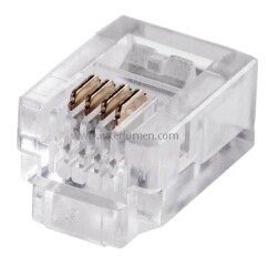 WTM-6p4c wtyk telefoniczny modularny RJ14