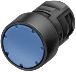 Siemens 3SB20000AE01 3SB2000-0AE01 Przycisk siłownik płaski, pierścień przedni z tworzywa sztucznego przycisk czarny, zi