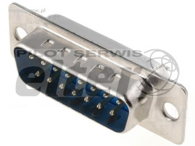 Złącze D-SUB 15PIN męskie szerokie