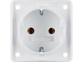 Integro Flow Gniazdo schuko biały 947782502 HAGER