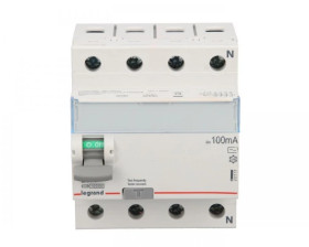 Wyłącznik różnicowoprądowy 4P 25A 0,1A typ AC P304 TX3 411717