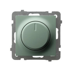 AS Ściemniacz uniwersalny do obciążenia żarowego, halogenowego oraz LED zielony mat ŁP-8GL2/m/84