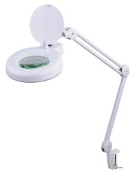 Lampa x60 LED z lupą 127mm 5D biała