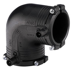 Plastikowa złączka rurowa, typ mocowania: Kolanko