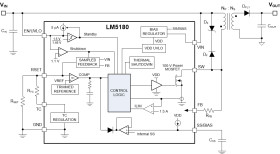 65-VIN no-opto flyback converter with 100-V, 1.5-A integrated MOSFET