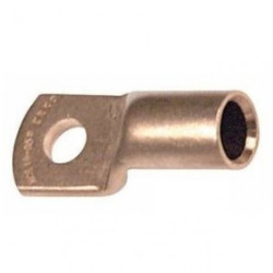 Końcówka rurowa oczkowa typ KCS 35mm2 / M8 miedziana niecynowana ERKO