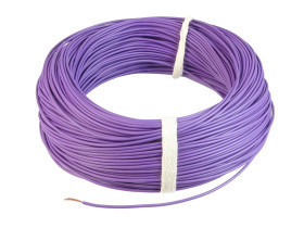 Przewód instalacyjny linka LGY 0,75mm² H05V-K fioletowy (rolka 100m)