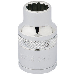 Draper Expert 49016 3/8&quot; Sq. Dr. Hi-Torq&#xAE; 12 Point Socket (5/16&quot;)