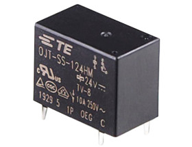 Przekaźnik 5V dc SPST TE Connectivity 200mW, montaż PCB 125Ω