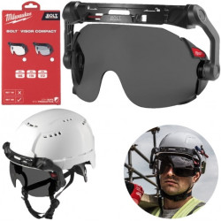 Okulary ochronne do kasku przyciemniane kompaktowe BOLT™ MILWAUKEE