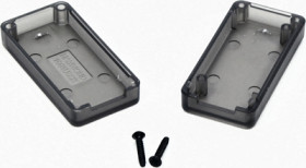 ABS enclosure, (L x W x H) 50 x 25 x 15 mm, transparent, IP54, 1551USB2TSK