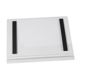 Ekspozycja dokumentów do montażu ściennego, Przezroczysty, Magnetyczny