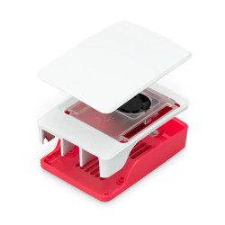 Raspberry Pi Behuizing for Pi 5 - Red / White