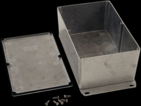 Aluminum die cast enclosure, (L x W x H) 188 x 120 x 82 mm, natural, IP65, 1590WEF