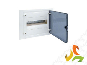 Rozdzielnica podtynkowa 12 modułowa 1x12M drzwi transparentne IP40 GOLF VF112TD HAGER