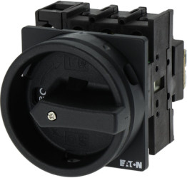 Main switch, rotary actuator, 4 pole, 32 A, (W x H x D) 65 x 70 x 120 mm, flush mounting, 093452