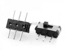 Przełącznik suwakowy 2-poz 2-tor SMD