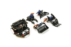 micro:Maqueen Plus V2 (18650 Battery) with micro:Maqueen Mechanic