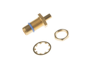 Złącze koncentryczne Montaż na panelu Męski 50Ω typ złącza Złącze OSP 0 to 22GHz Lutowane typ kabla RG405 półsztywny