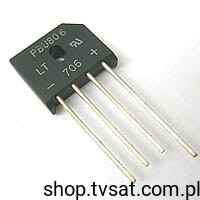 PBU806 800V 6A Diode Bridges SIL4 LITEON