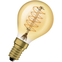 OSRAM 4058075761438 Vintage 1906 LED CLASSIC ABP Dimmable 3.4W 822 Gold E14 Bulb