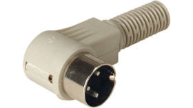 Wtyk gniazdowy męski kątowy 3-pinowy MAWI 30 B