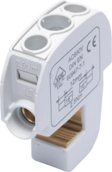 Zacisk izolowany szynowy SBB 16 (86105) SIMBLOCK szary 81550002