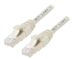 ETH-24441366 Patch cord ETHERLINE Cat.6a,S/FTP 6a linka Cu LSZH szary 3m