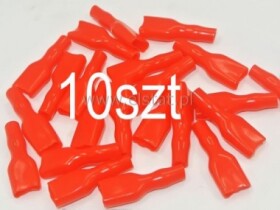 Osłonka konektora 6M3 na przewód 3,5mm czerwona