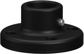 Mounting foot, black, (H) 33 mm, for signal towers, XVZ11
