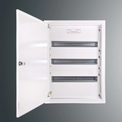 Rozdzielnica p/t modułowa RW 13NN 3 x 20S 577x423x130 szyna TSH35 zamek patent.9081 IP30 RAL9003