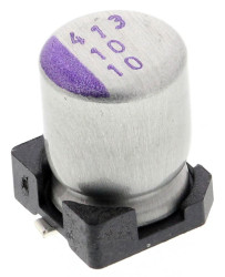 Kondensator 10μF ±20% 10V dc SMD 220mΩ Panasonic
