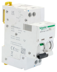 Wyłącznik różnicowoprądowy RCCB, Typ C, 1+N-biegunowy, 32A, 300mA, Schneider Electric A, iDPN Acti 9 IEC 400V